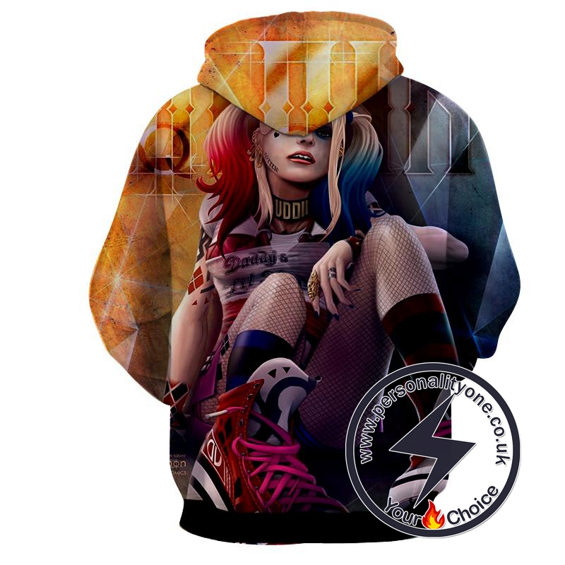 Harley Quinn - Harley Quinn 3D - Hoodies